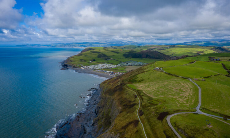 Aberystwyth, Ceredigion, West Wales, UK, popular tourist destina